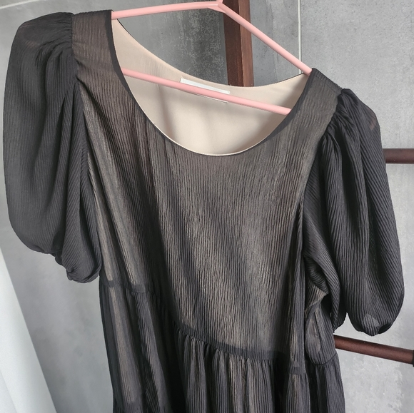 Oak + Fort long maxi black dress - Picture 4 of 5
